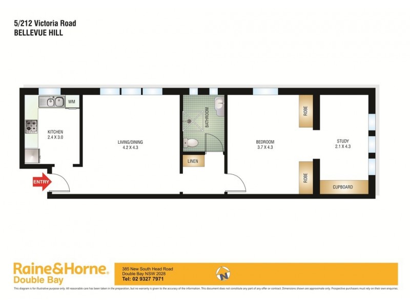 5/212 Victoria Road, Bellevue Hill NSW 2023 Floorplan
