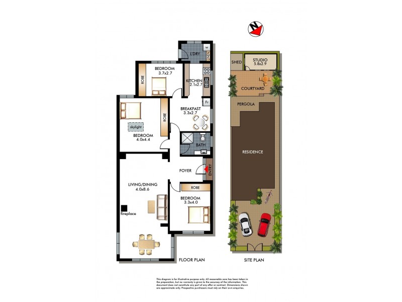 112 Beach Road, North Bondi NSW 2026 Floorplan