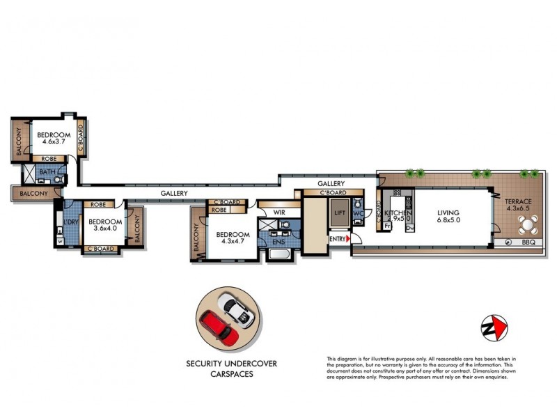 3/59 William Street, Double Bay NSW 2028 Floorplan