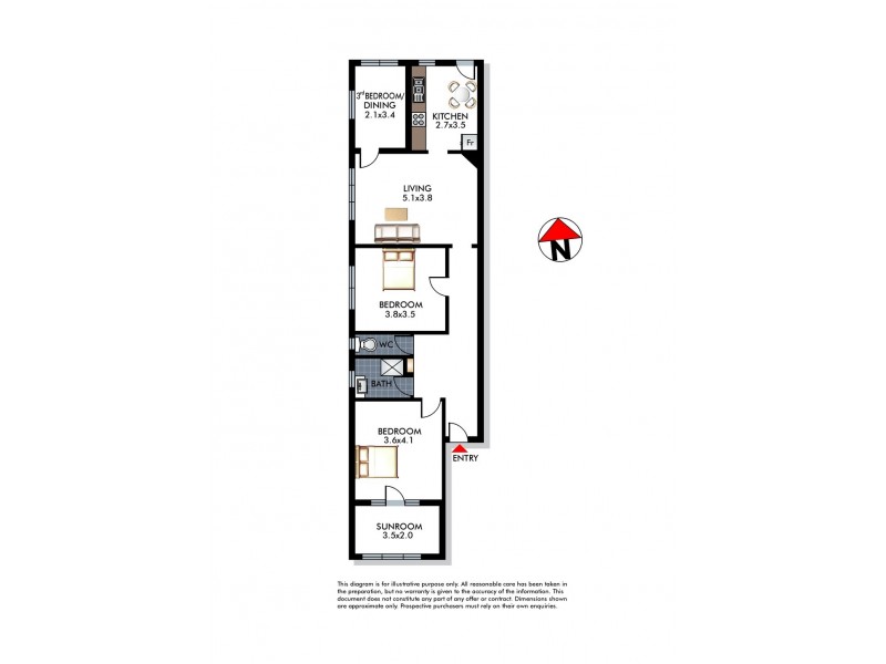 3/154 Coogee Bay Road, Coogee NSW 2034 Floorplan