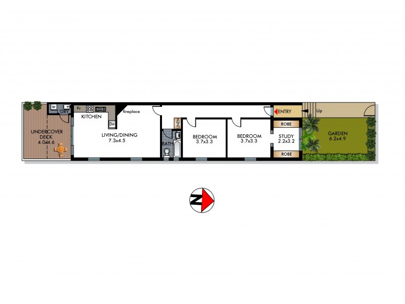 2/17 Gipps Street, Bronte NSW 2024 Floorplan