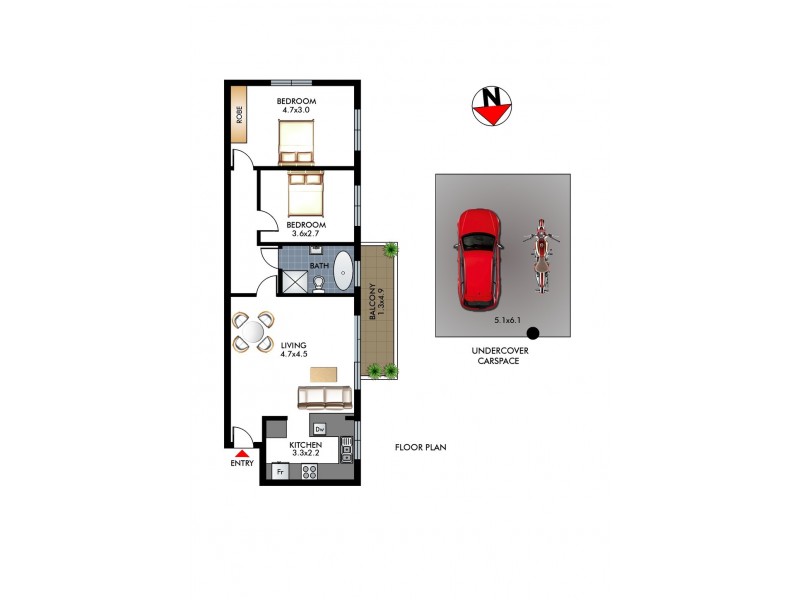 3/5 Isabel Avenue, Vaucluse NSW 2030 Floorplan
