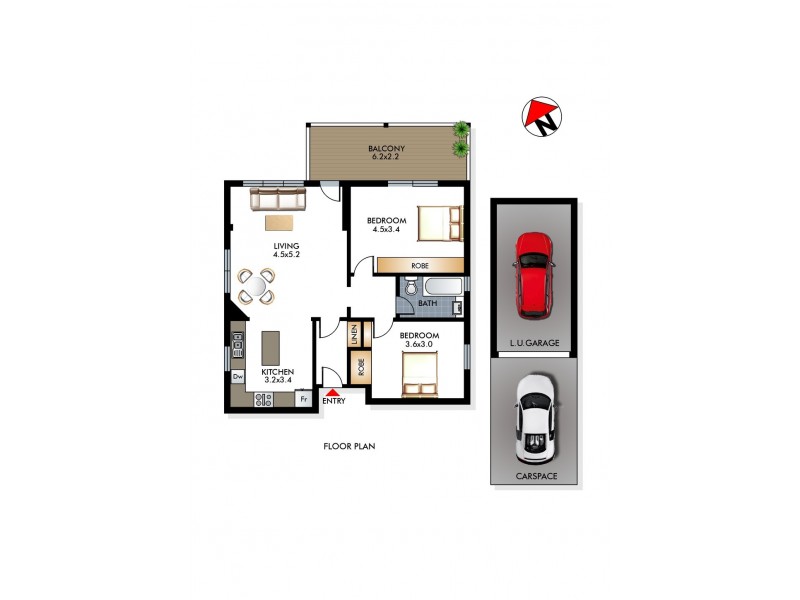 6/84 Brighton Boulevard, North Bondi NSW 2026 Floorplan