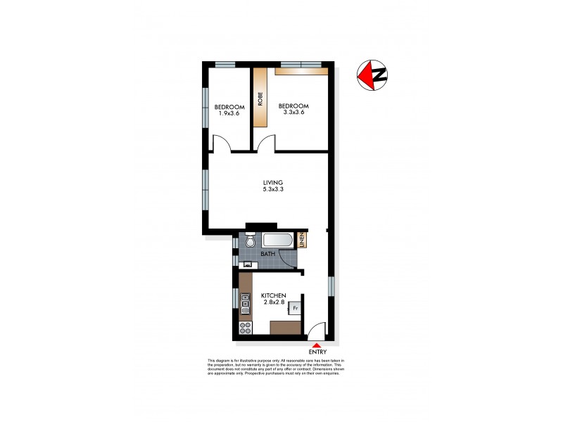 3/63 Watson Street, Bondi NSW 2026 Floorplan