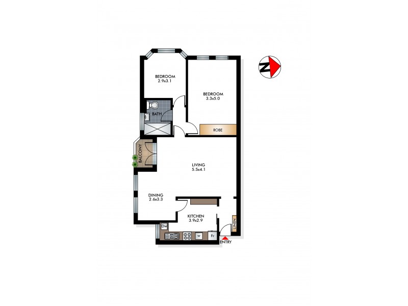 6/2B Victoria Road, Bellevue Hill NSW 2023 Floorplan