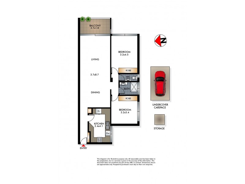 15/29 Ocean Avenue, Double Bay NSW 2028 Floorplan
