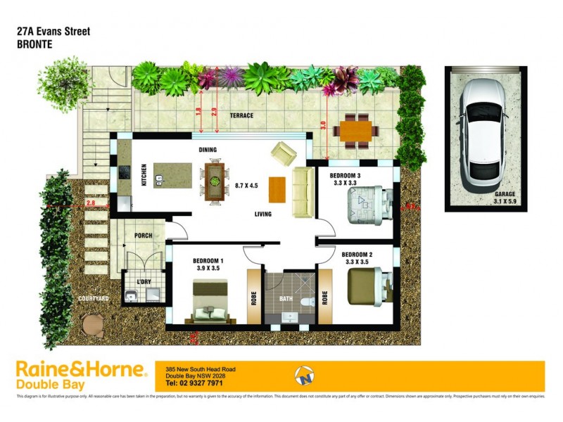 27A Evans Street, Bronte NSW 2024 Floorplan