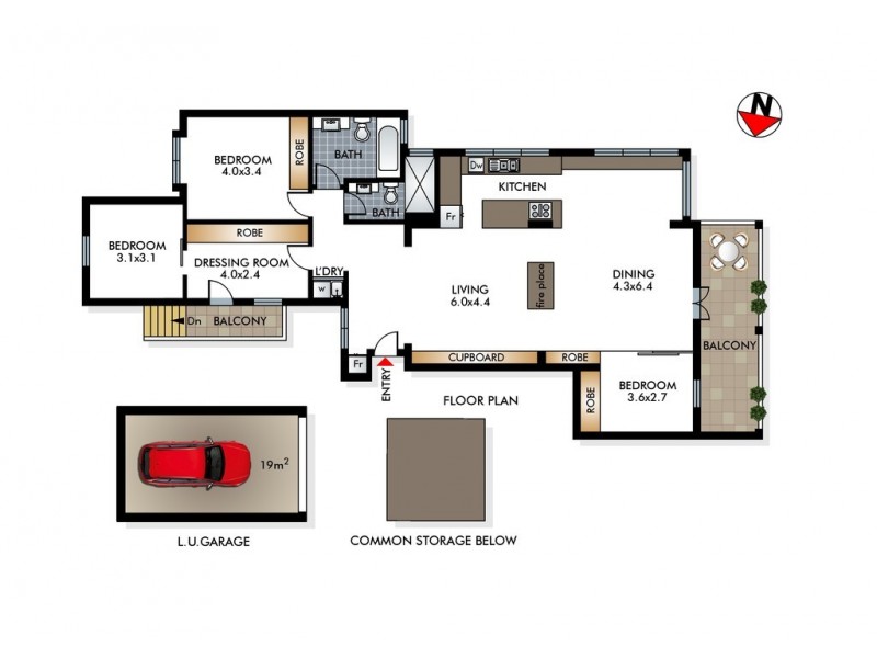 5/21 Trelawney Street, Woollahra NSW 2025 Floorplan