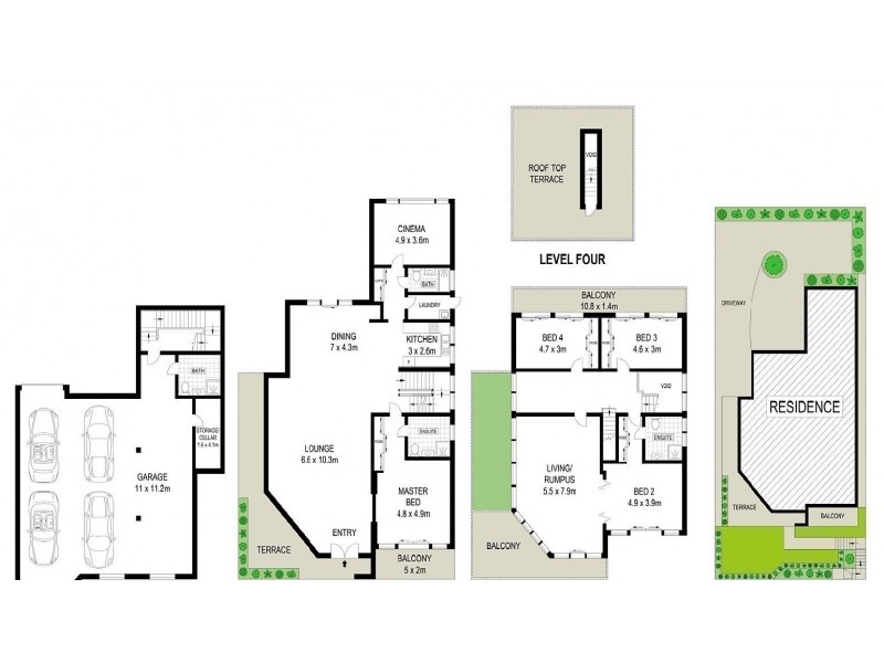 4 George Street, Dover Heights NSW 2030 Floorplan