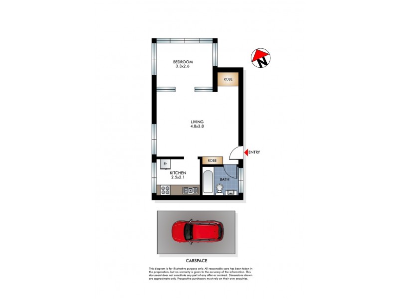 14/51 Hall Street, Bondi Beach NSW 2026 Floorplan