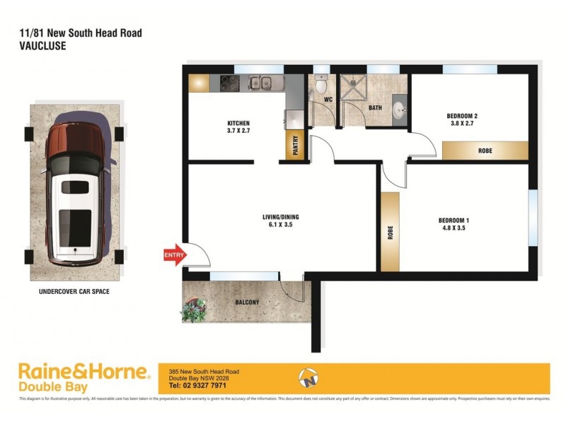 11/81 New South Head Road, Vaucluse NSW 2030 Floorplan