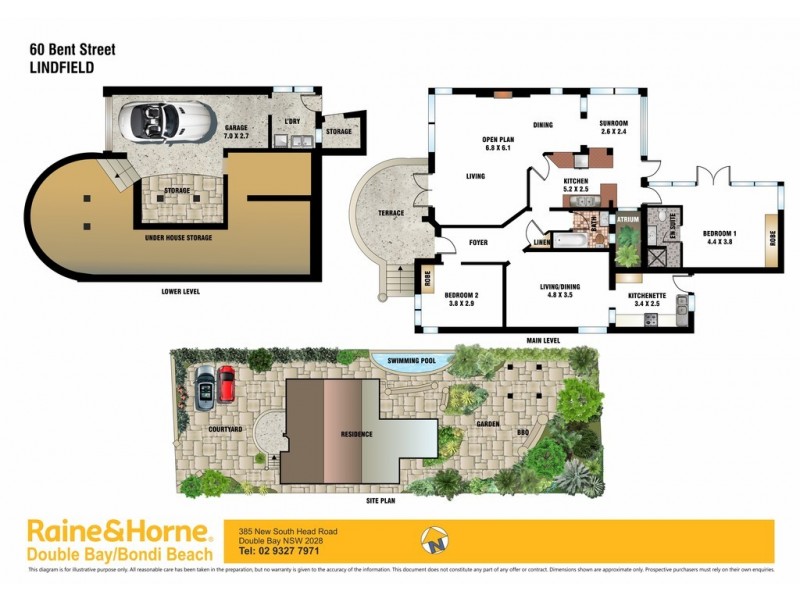 60 Bent Street, Lindfield NSW 2070 Floorplan