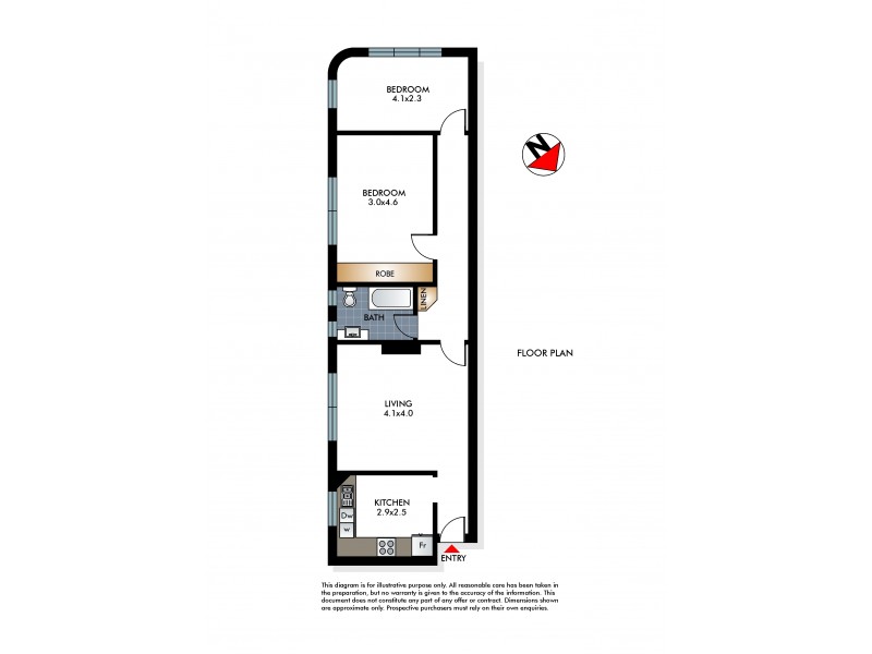 1/120 Curlewis Street, Bondi Beach NSW 2026 Floorplan