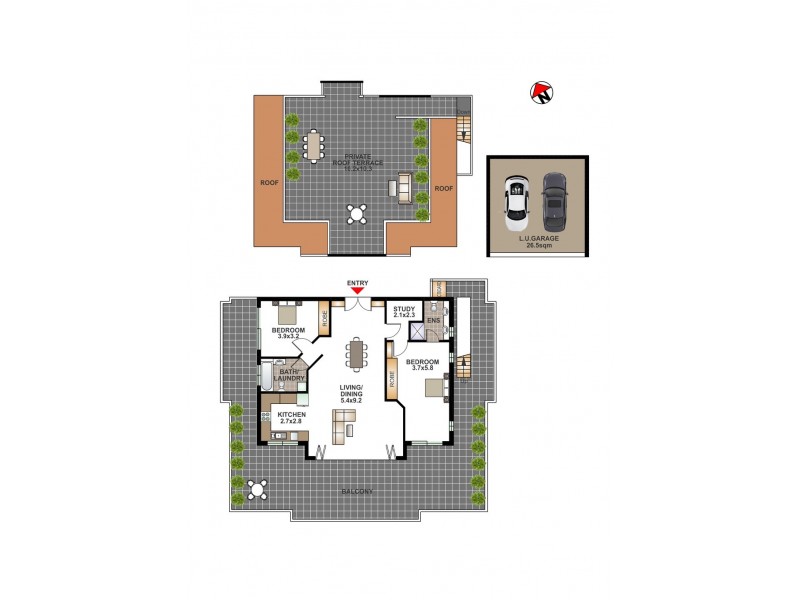 8/55 Brighton Boulevard, North Bondi NSW 2026 Floorplan