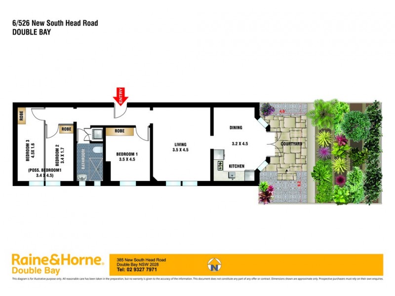 6/526 New South Head Road, Double Bay NSW 2028 Floorplan