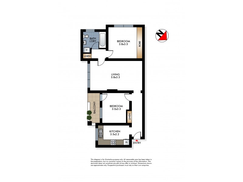3/129 Victoria Road, Bellevue Hill NSW 2023 Floorplan