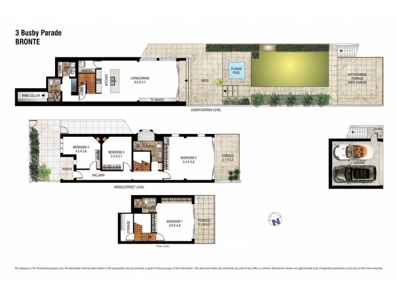 3 Busby Parade, Bronte NSW 2024 Floorplan
