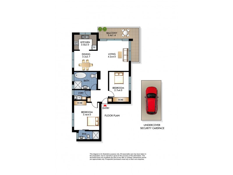 9/24A New Street, Bondi NSW 2026 Floorplan