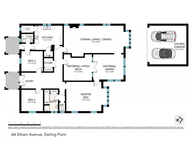 6A Etham Avenue, Darling Point NSW 2027 Floorplan