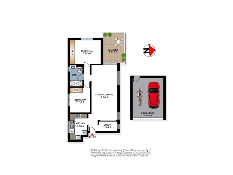 5/168 Hastings Parade, North Bondi NSW 2026 Floorplan