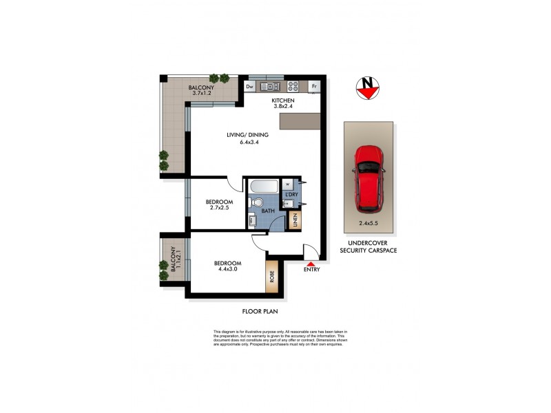 6/8-10 Burge Street, Vaucluse NSW 2030 Floorplan