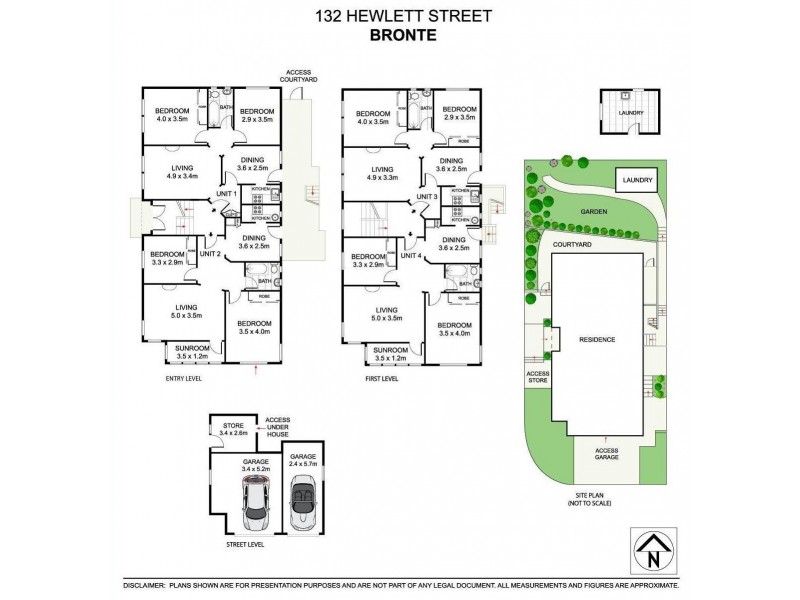 1-4/132 Hewlett Street, Bronte NSW 2024 Floorplan