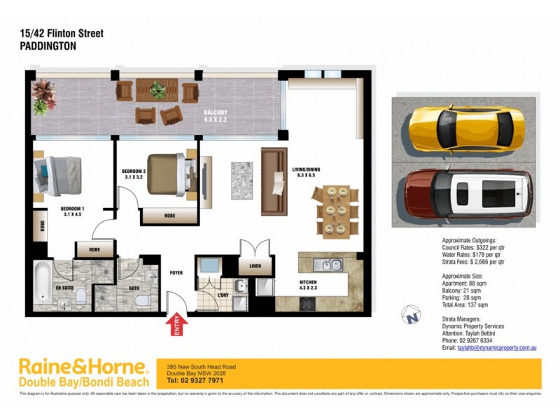 15/42 Flinton Street, Paddington NSW 2021 Floorplan