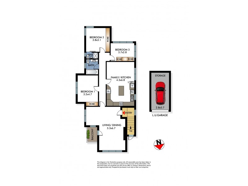 2/19 Macdonald Street, Vaucluse NSW 2030 Floorplan