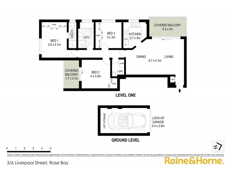 3/6 Liverpool Street, Rose Bay NSW 2029 Floorplan