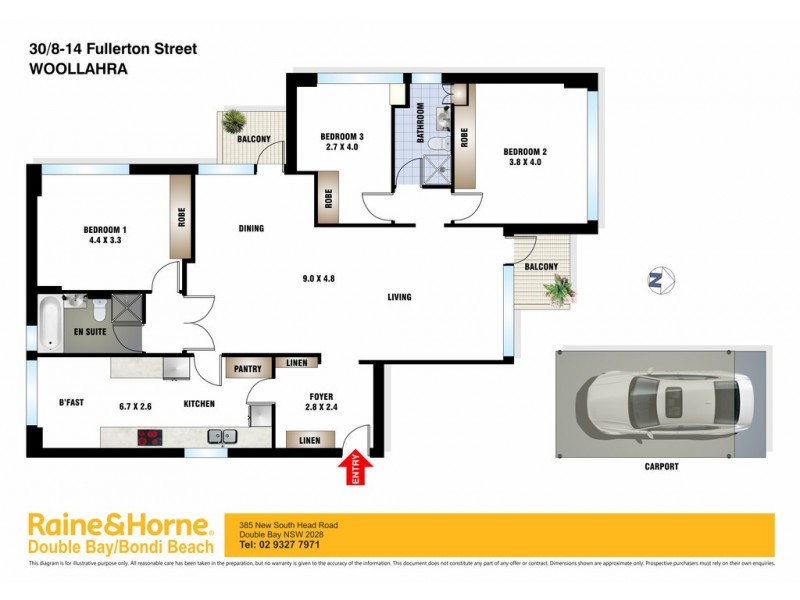 30/8-14 Fullerton Street, Woollahra NSW 2025 Floorplan