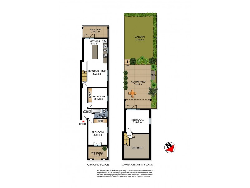 2/137 Hastings Parade, North Bondi NSW 2026 Floorplan