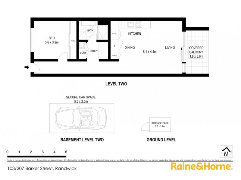 103/207 Barker Street, Randwick NSW 2031 Floorplan