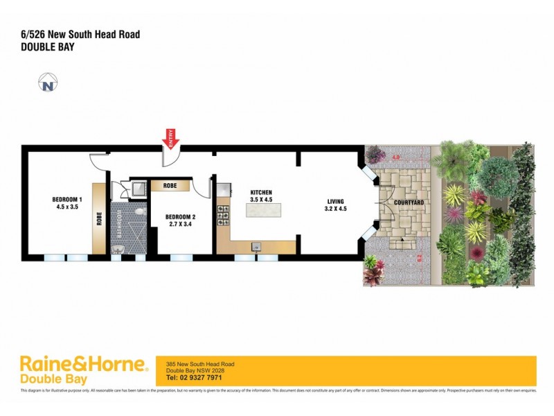 6/526 New South Head Road, Double Bay NSW 2028 Floorplan