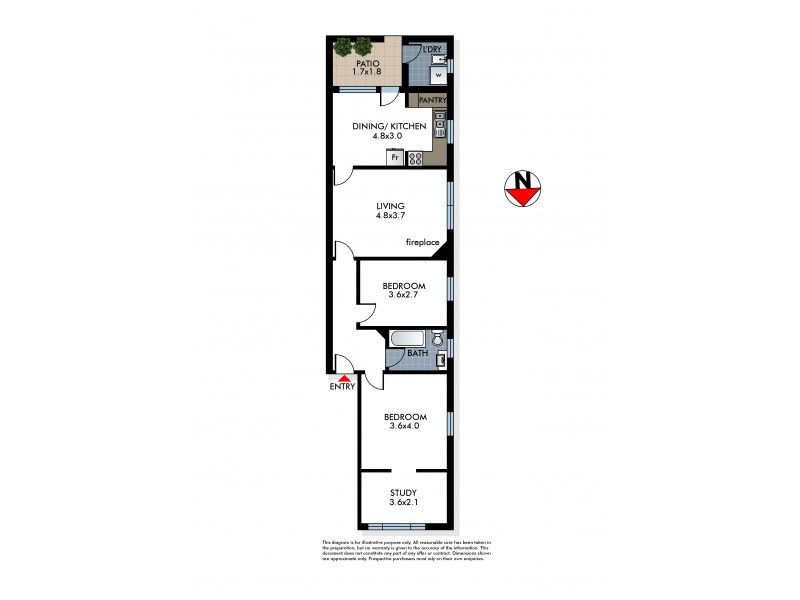 2/47 Blair Street, Bondi Beach NSW 2026 Floorplan