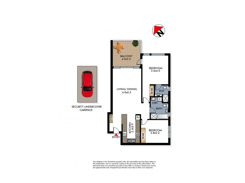 16/65-75 Brighton Boulevard, Bondi Beach NSW 2026 Floorplan