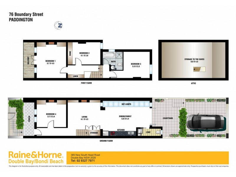 76 Boundary Street, Paddington NSW 2021 Floorplan