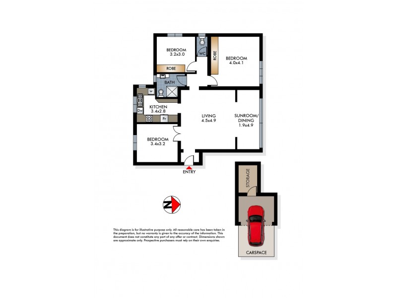 2/16 Cranbrook Road, Bellevue Hill NSW 2023 Floorplan