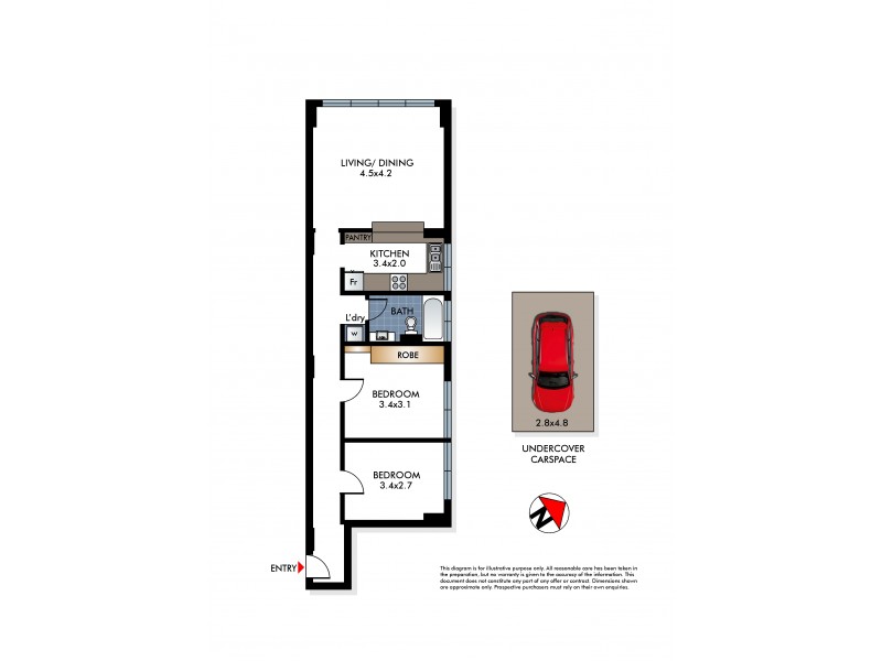 52/355-357 Old South Head Road, North Bondi NSW 2026 Floorplan