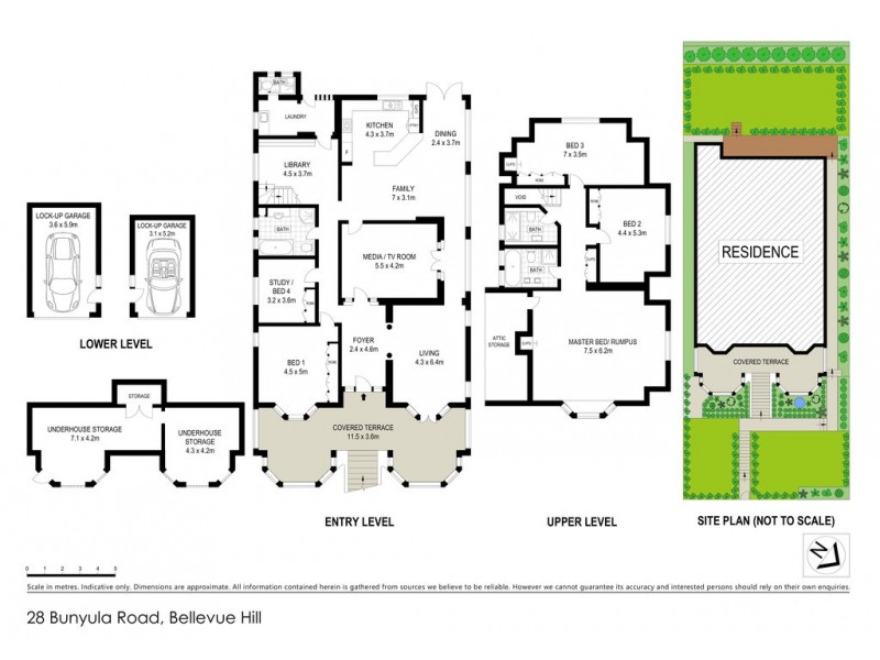 28 Bunyula Road, Bellevue Hill NSW 2023 Floorplan