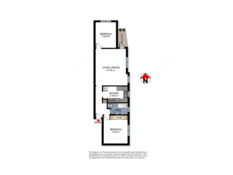 8/2 Birriga Road, Bellevue Hill NSW 2023 Floorplan