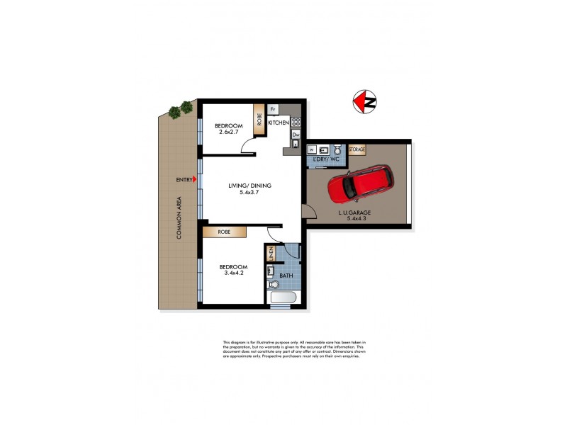 13/435 Old South Head Road, Rose Bay NSW 2029 Floorplan