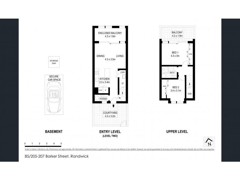 85/205 Barker Street, Randwick NSW 2031 Floorplan