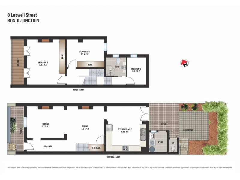 8 Leswell Street, Bondi Junction NSW 2022 Floorplan