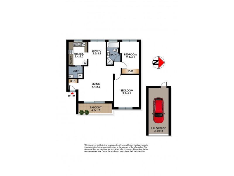 12/5-7 Norton Street, Ashfield NSW 2131 Floorplan