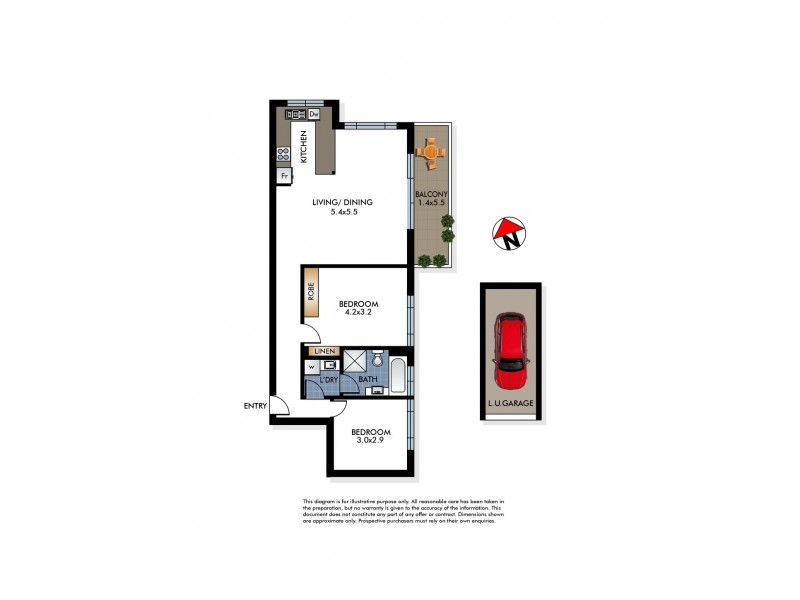 7/9-11 Queens Avenue, Rushcutters Bay NSW 2011 Floorplan