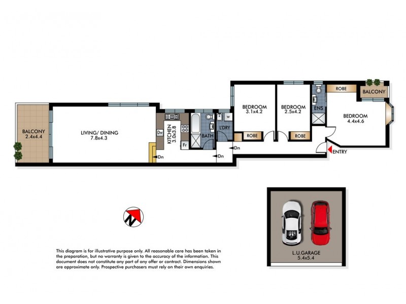 Rose Bay NSW 2029 Floorplan