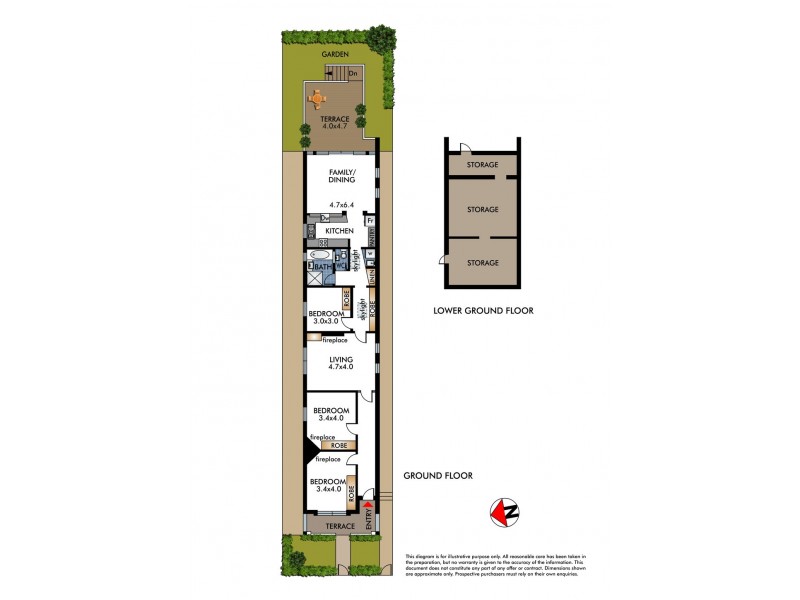 6 New Street, Bondi NSW 2026 Floorplan