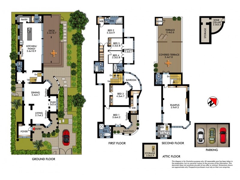 70a Cook Road, Centennial Park NSW 2021 Floorplan