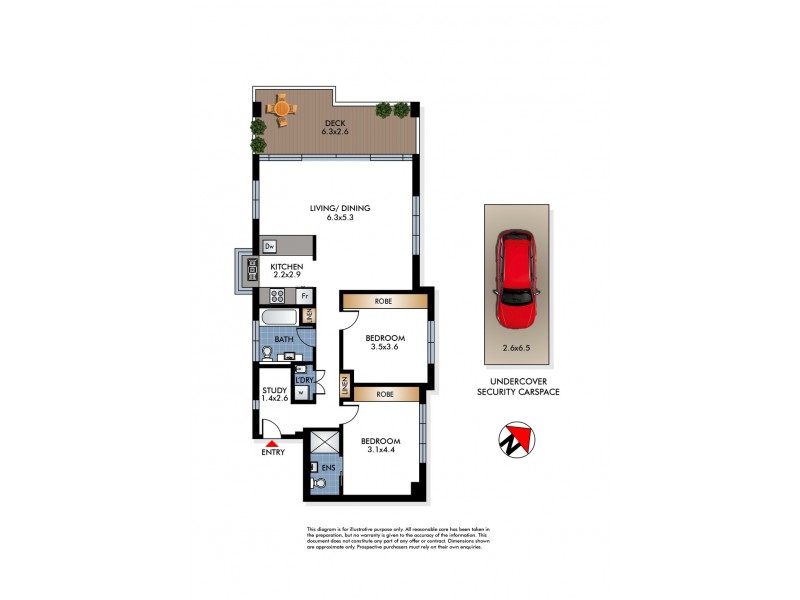 3/6 Military Road, North Bondi NSW 2026 Floorplan