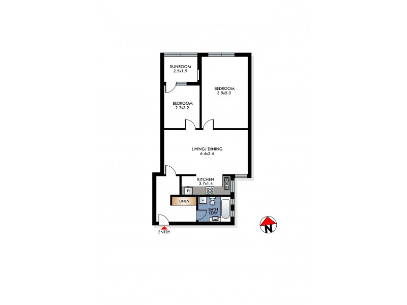8/28A Imperial Avenue, Bondi NSW 2026 Floorplan